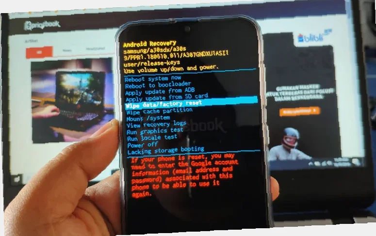 cara membuka hp xiaomi lupa password