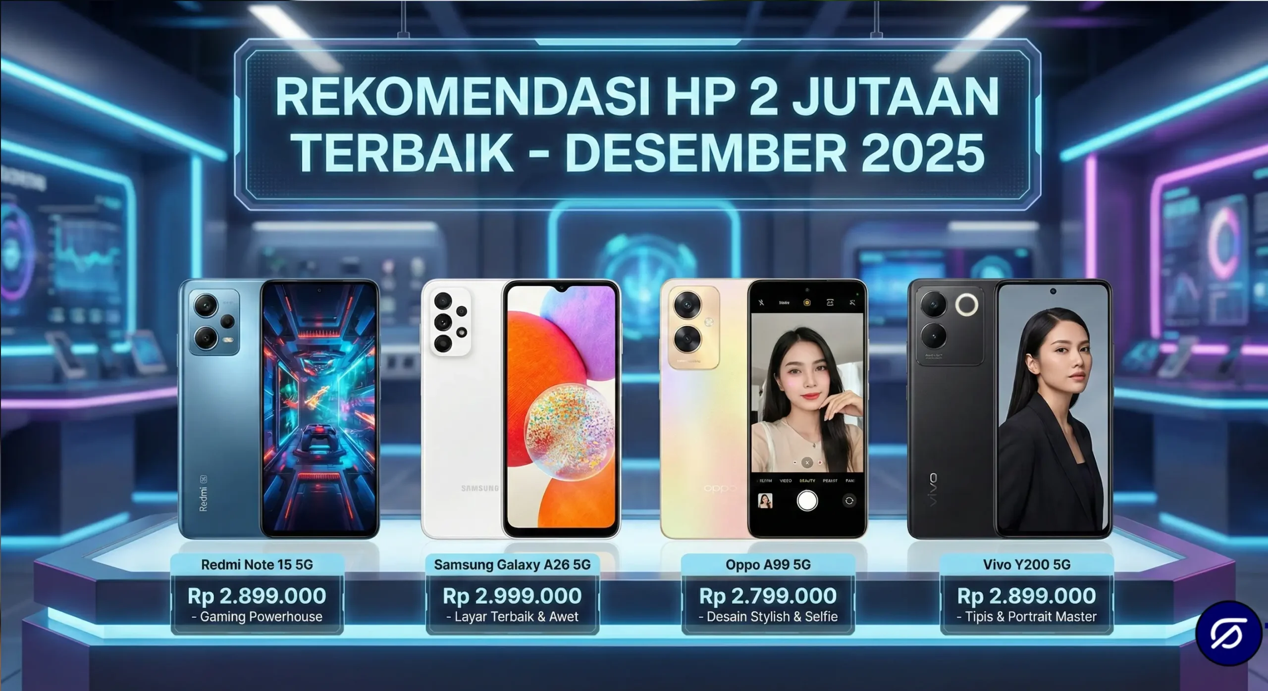 Rekomendasi HP 2 Jutaan Terbaik 2025